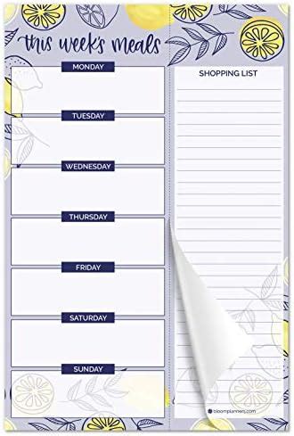 Amazon Com Bloom Daily Planners Weekly Magnetic Meal Planning Pad For