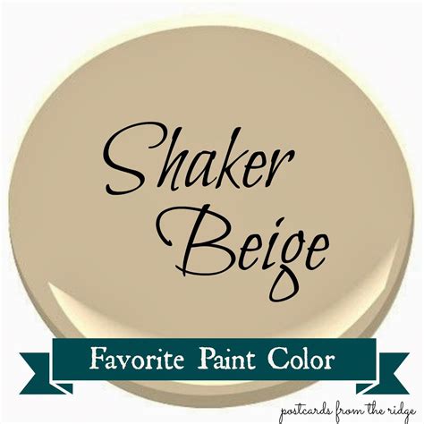 Click to go to pinterest board. Benjamin Moore Shaker Beige ~ Favorite Paint Color ...