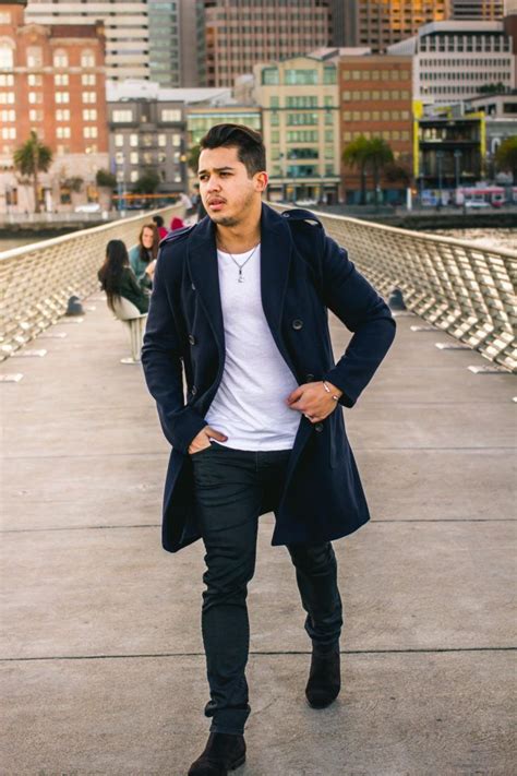 For business attire your leather chelsea boots should either be black or dark brown. Navy Coat, Jeans and Brown Suede Chelsea Boot | Royal ...