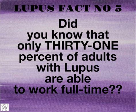 Lupus Fact No 5 Lupus Facts Lupus Quotes Lupus Awareness