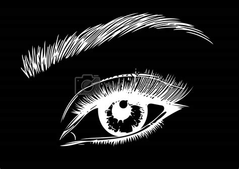 Eye On Black Background Eyes Art Woman Eye The Eye Logo Eyes Art