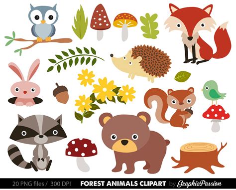 Woodland Animals Forest Clipart 10 Free Cliparts Download Images On