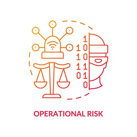Operational Risk Red Gradient Concept Icon 16090086 Vector Art At Vecteezy