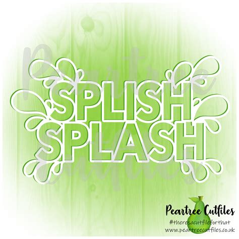 Splish Splash Peartree Cutfiles