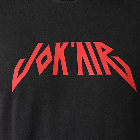 Jok Air Tee Shirt Logo Noir Rouge