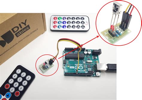 Diyables Infrared Ir Remote Control Kits With Controller And Receiver