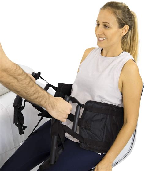 Vive Transfer Sling - Padded Assist Gait Belt - Heavy Duty Patient Lift with Straps - Mobility ...