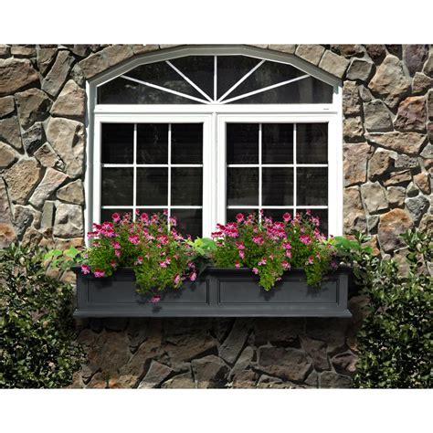 As with our other plastic folding cartons, the package can be fully printed and decorated for outstanding shelf appeal. Mayne Fairfield 11 in. x 60 in. Plastic Window Box-5824B ...