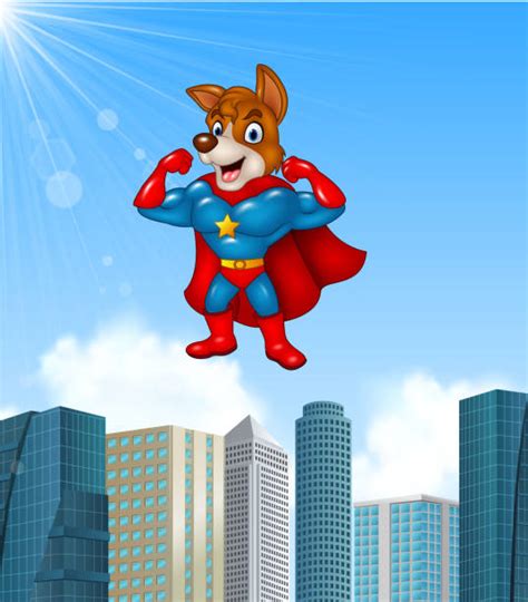 Superhero Dog Illustrations Royalty Free Vector Graphics And Clip Art