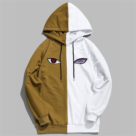 Buy Women Men Anime Uzumaki Naruto Eyes Printed Hoodie Hip Hop