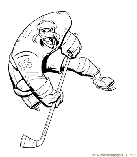 Anaheim Ducks Coloring Page Coloring Pages