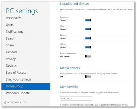 Set Up Windows 8 Homegroup Sharing With A Windows 7 Pc