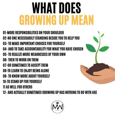 Growing Up Is One Of The Most Important Parts Of Life What Do You