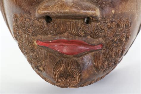 Indonesian King Lembu Amiluhur Wood Topeng Dance Mask Ebth