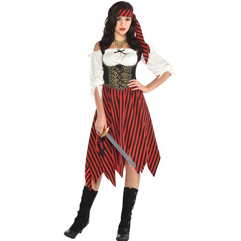 Beauty Pirate Halloween Costume For Women Standard Includes