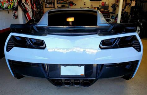 For 2014 2019 C7 Corvette Rear Tail Light Blackout Kit 4pc Molded