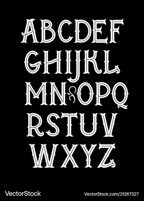 Art Nouveau Art Nouveau Alphabet Art Lettering