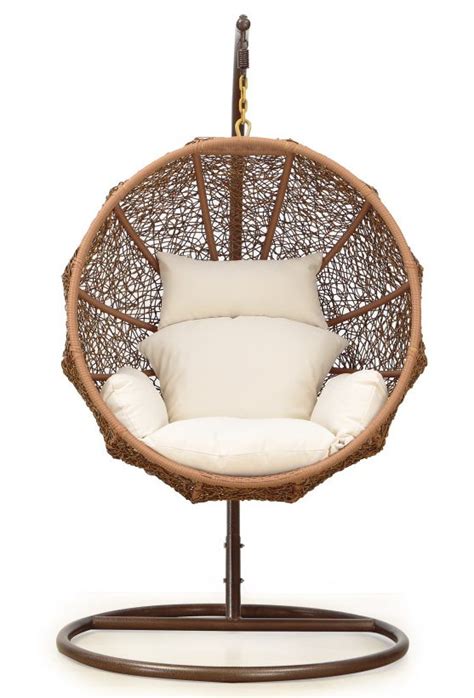 Better Homes Gardens Lantis Patio Wicker Hanging Egg Chair With Stand