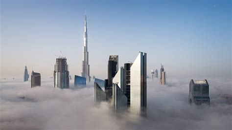 Unbelievable Fog In Dubai At Burj Khalifa December 2016 City Above The