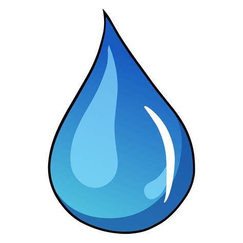 Water Drop Cartoon Vector Art Icons And Graphics For Free Download
