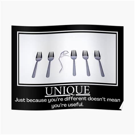Unique Demotivational Poster Poster For Sale By Designsbydaddy