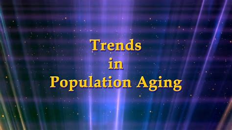 Data tables, maps, charts, and live population clock. Trends in Ageing Population in India - YouTube
