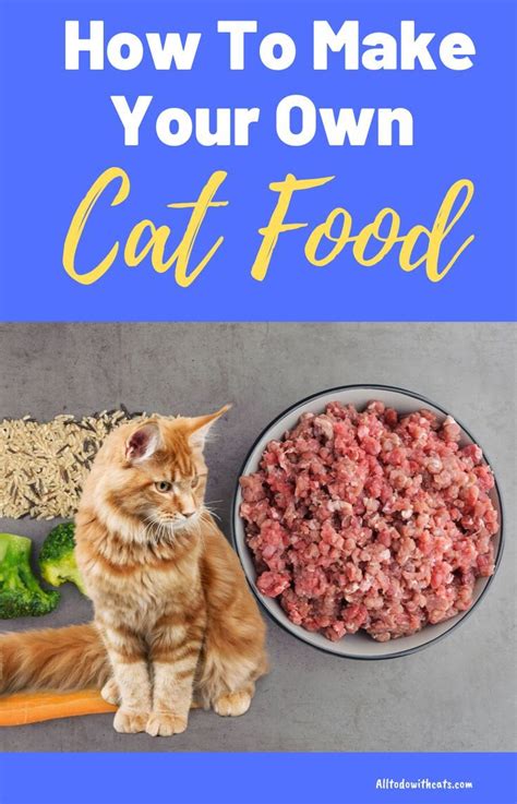 Find Out How To Make Your Own Cat Food And Treat Your Kitty To Tasty
