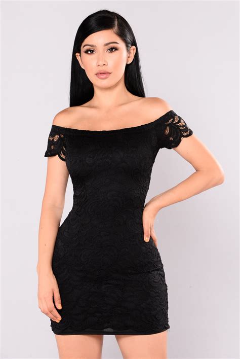 Friendzone Lace Dress Black Fashion Nova Dresses Fashion Nova