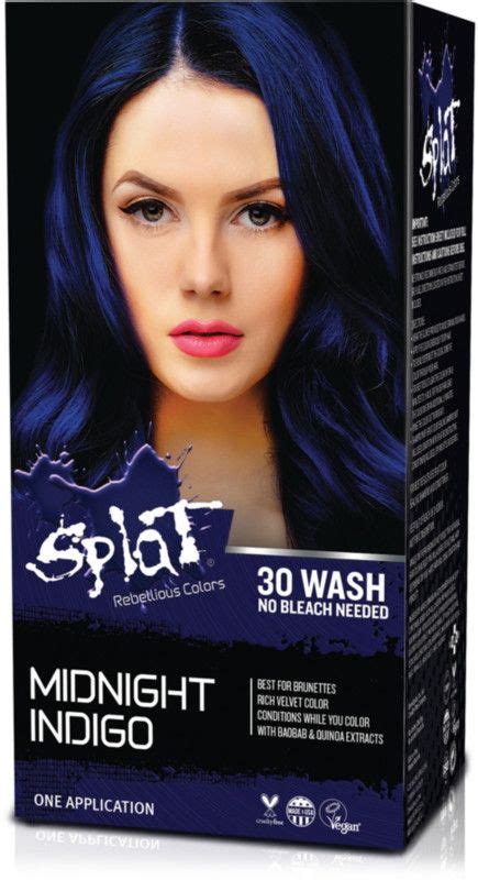 Splat Hair Dye Color Chart Splat Rebellious Colors Semi Permanent