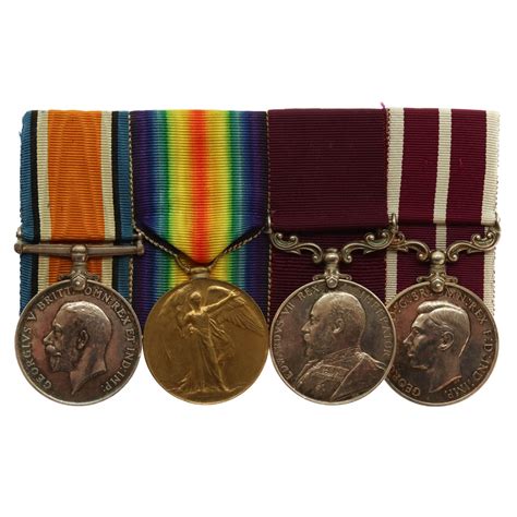 Ww1 British War Medal Victory Medal Edward Vii Lsandgc And George Vi