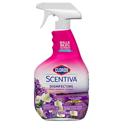 Clorox Scentiva Disinfecting Tuscan Lavender Jasmine Multi Surface