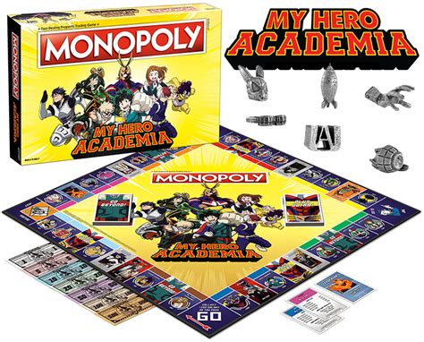 Jogo Monopoly My Hero Academia Boku No Hero Academia Blog De Brinquedo