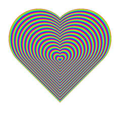 Rainbow Heart Ripple By 10binary On Deviantart