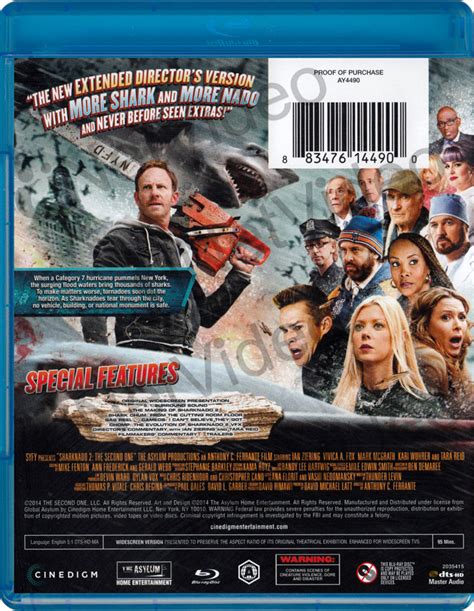 Sharknado 2 The Second One Blu Ray Extended Version On Blu Ray Movie
