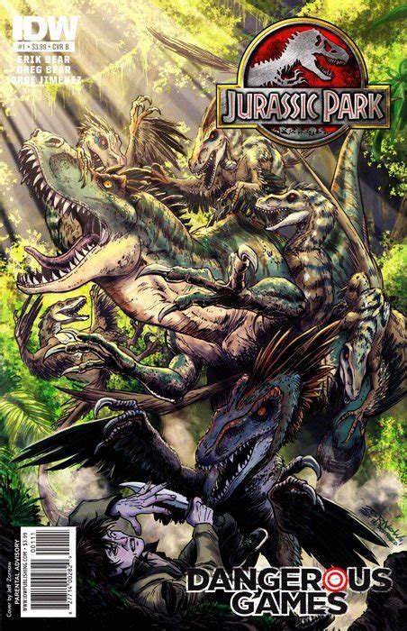 Jurassic Park Dangerous Games 1c Idw Publishing