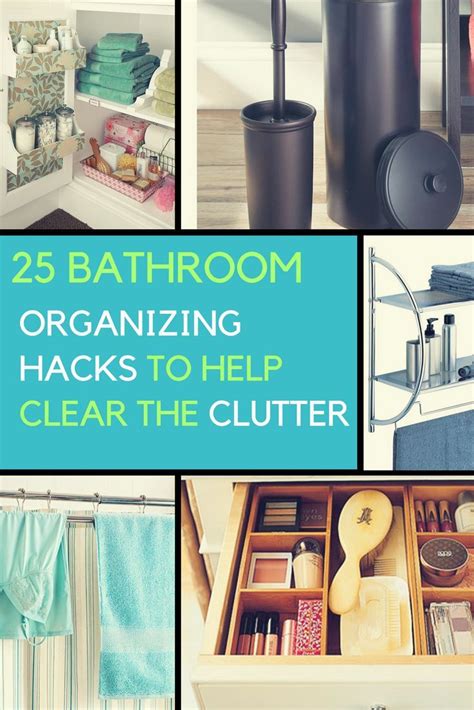 25 Bathroom Organizing Hacks To Help Clear The Clutter
