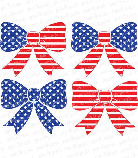 Bows clipart 4th july, Bows 4th july Transparent FREE for download on
