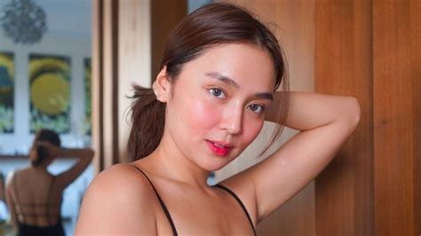 Look Kathryn Bernardo In Wet T Shirt And Bikini Manila Bulletin