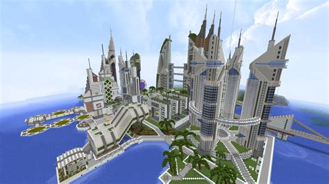 Tubellezaybienestar10 Rp1 Minecraft Futuristic City Map