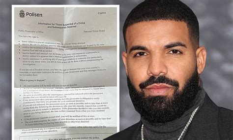 Drake Confirms He Did Have A Run In With Police In Sweden By Posting