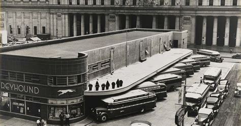 Greyhound Bus Terminal Manhattan 1936 Berenice Abbott