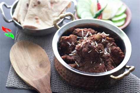 Kolhapuri Mutton Indian Spicy Tasty Maharashtrian Meat Curry Dish