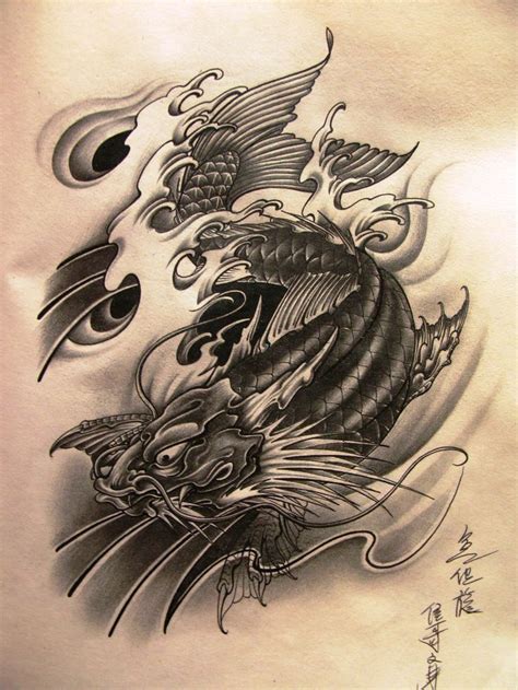 Tattoo hay còn gọi là một phương pháp vẽ hình trên da của cơ thể và tồn tại vĩnh viễn. Những hình xăm cá chép hóa rồng đẹp nhất thế giới - Dragon ...