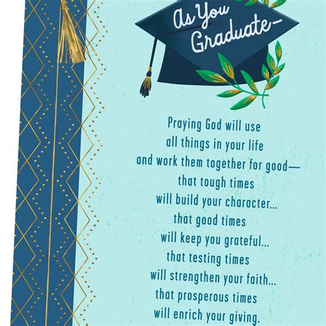 All Youve Accomplished Religious Graduation Card For Son Greeting