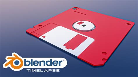 Floppy Disk In Blender 3d Modeling Psdpro Youtube