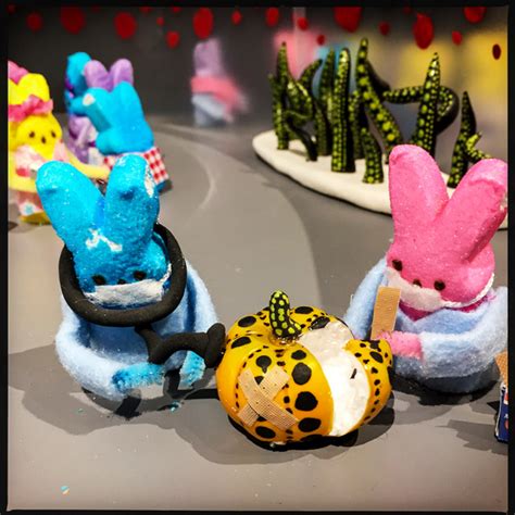 Peeple Go Wild For Yayoi Kusamas Art At Annual Peeps Diorama Contest