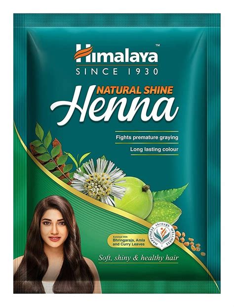 Himalaya Herbals Natural Shine Henna Mehndi 120g Cabello Etsy