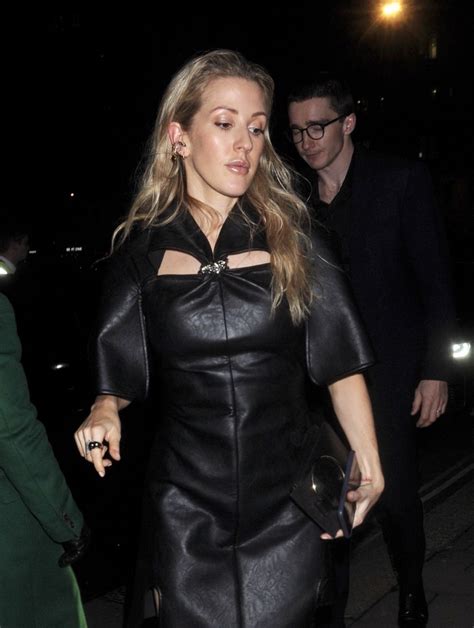 Ellie Goulding Arrives At Bafta Vogue X Tiffany Fashion And Film After
