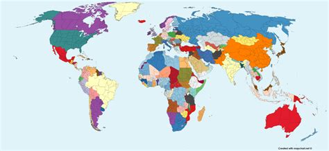 World Map Subdivisions