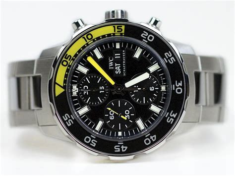 Iwc Aquatimer Automatic Chronograph Mens Wristwatch Model Iw376708 From